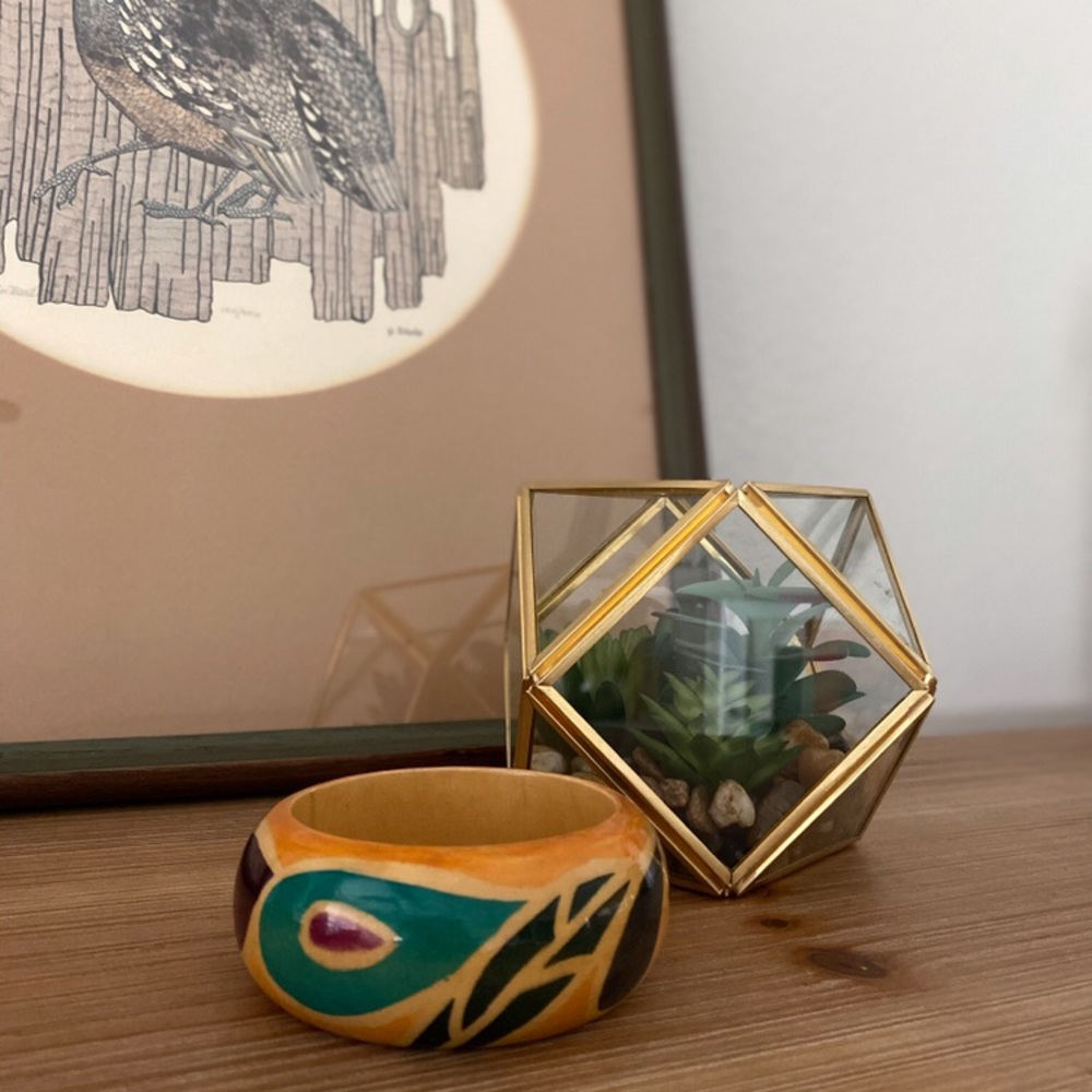 Vintage Wooden Bangle!!